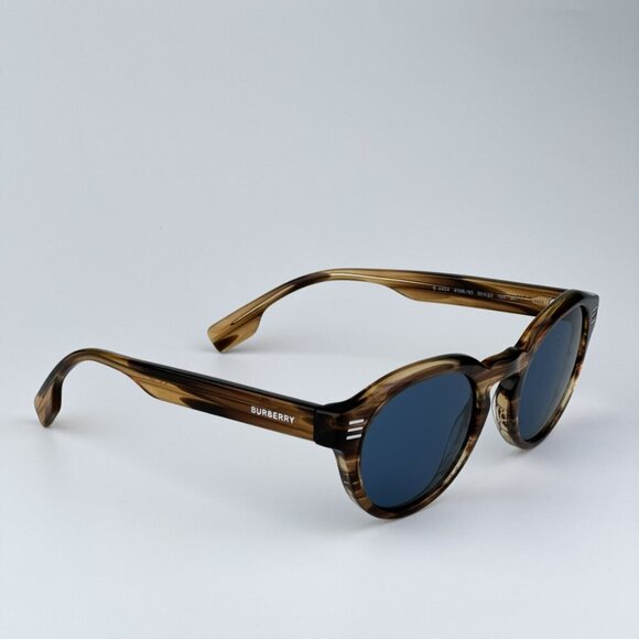 Burberry BE4404 409680 BRAND NEW Sunglasses Brown Dark Blue Square Unisex - Picture 8 of 11